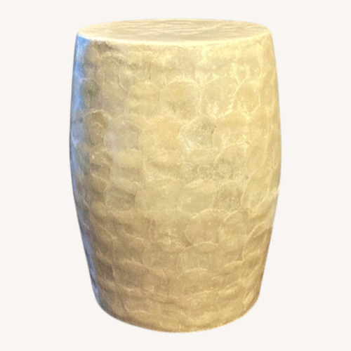 Used West Elm Mother-of-Pearl Garden Stool for sale on AptDeco