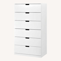 IKEA Nordli White Wood Dresser