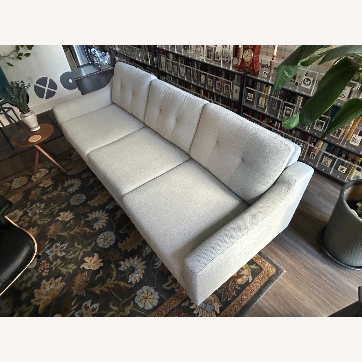 Burrow Nomad Light Gray Fabric 3+ Seater Sofa - image-2