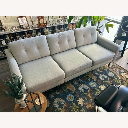 Used Burrow Nomad Light Gray Fabric 3+ Seater Sofa for sale on AptDeco