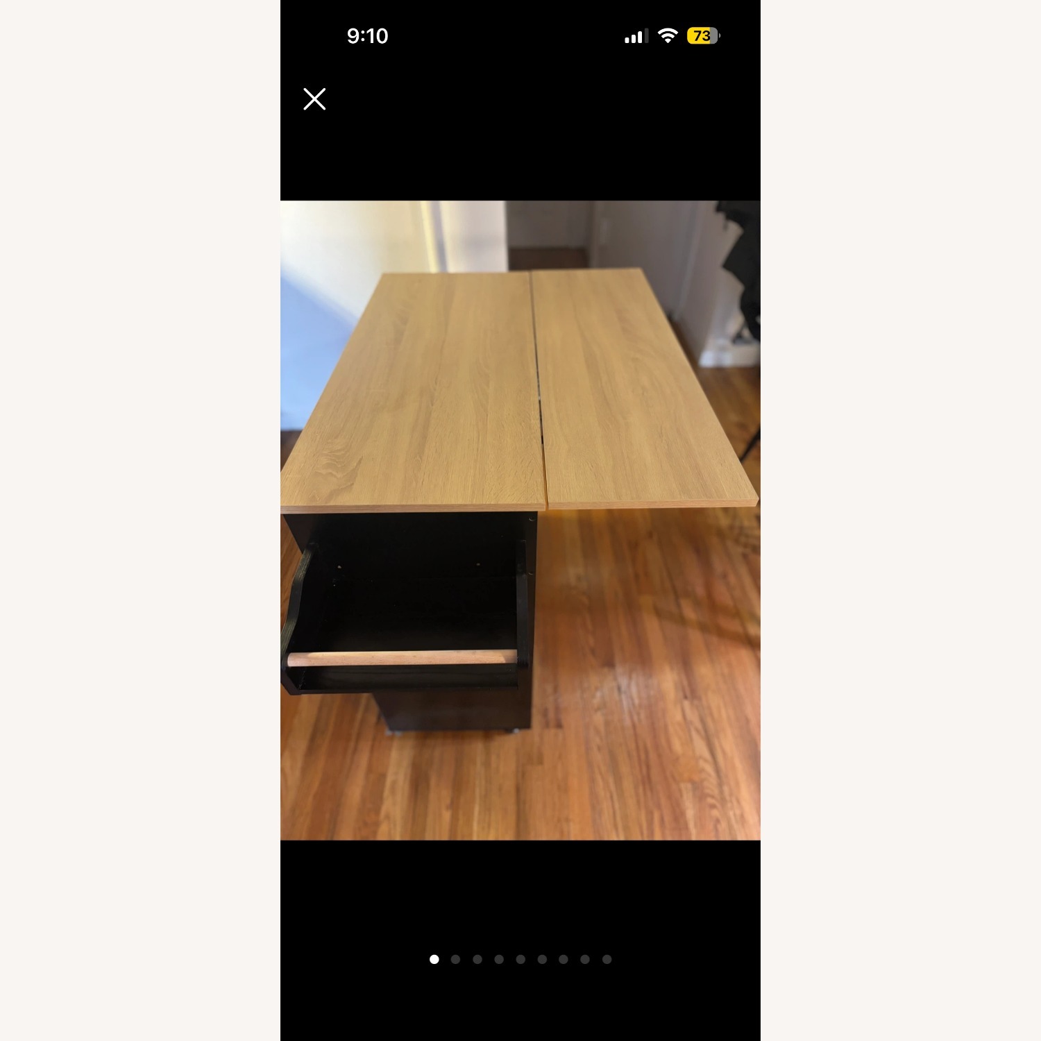 Rolling Wood Kitchen Island Cart  - image-1