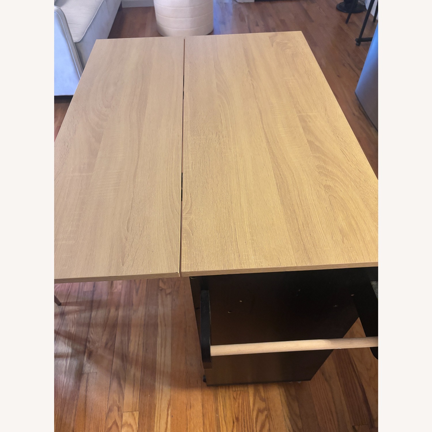 Rolling Wood Kitchen Island Cart  - image-3