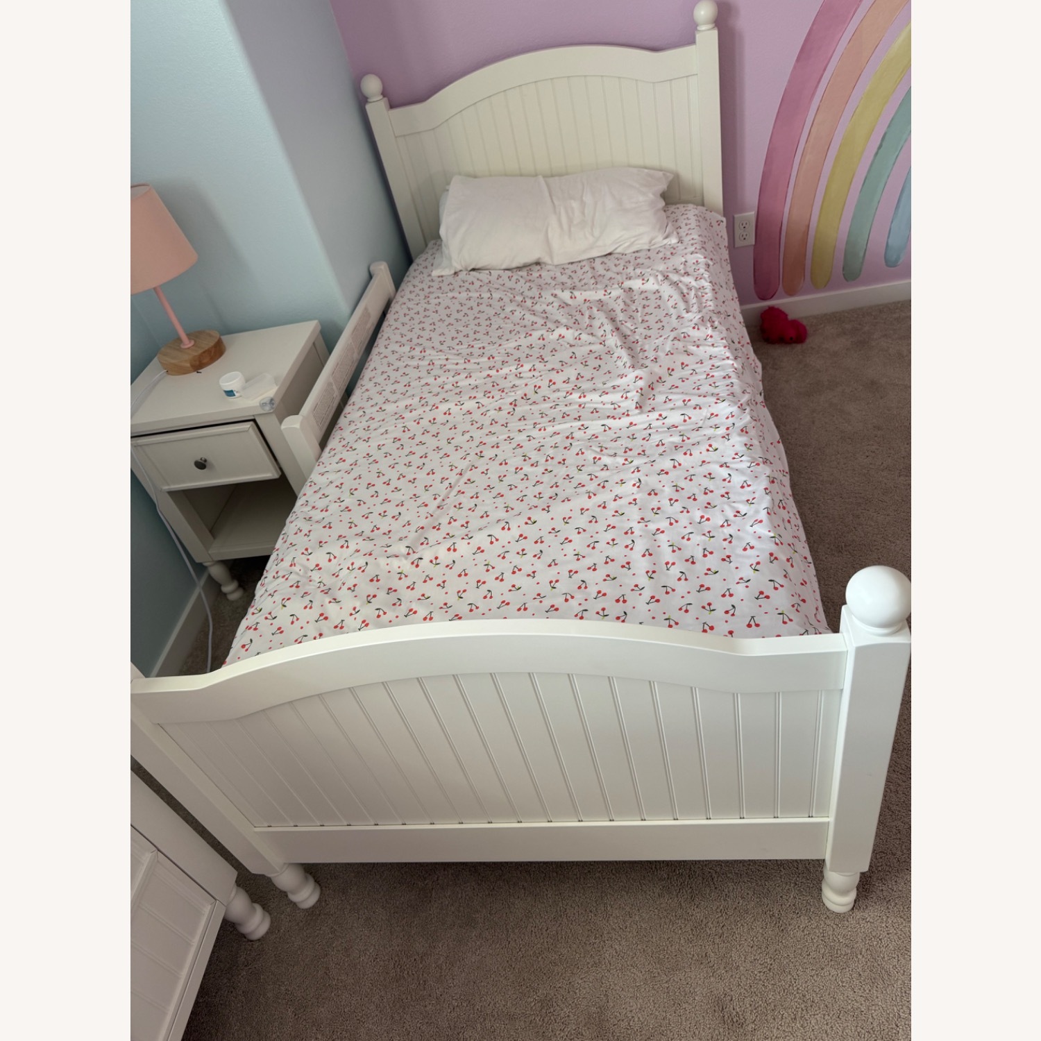  Pottery Barn Kids Catalina Twin White Bed - image-2