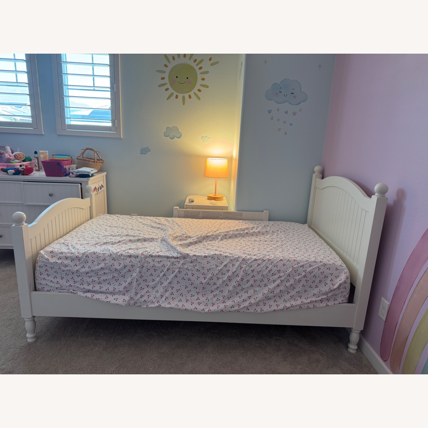  Pottery Barn Kids Catalina Twin White Bed - image-4