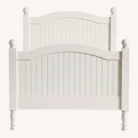  Pottery Barn Kids Catalina Twin White Bed