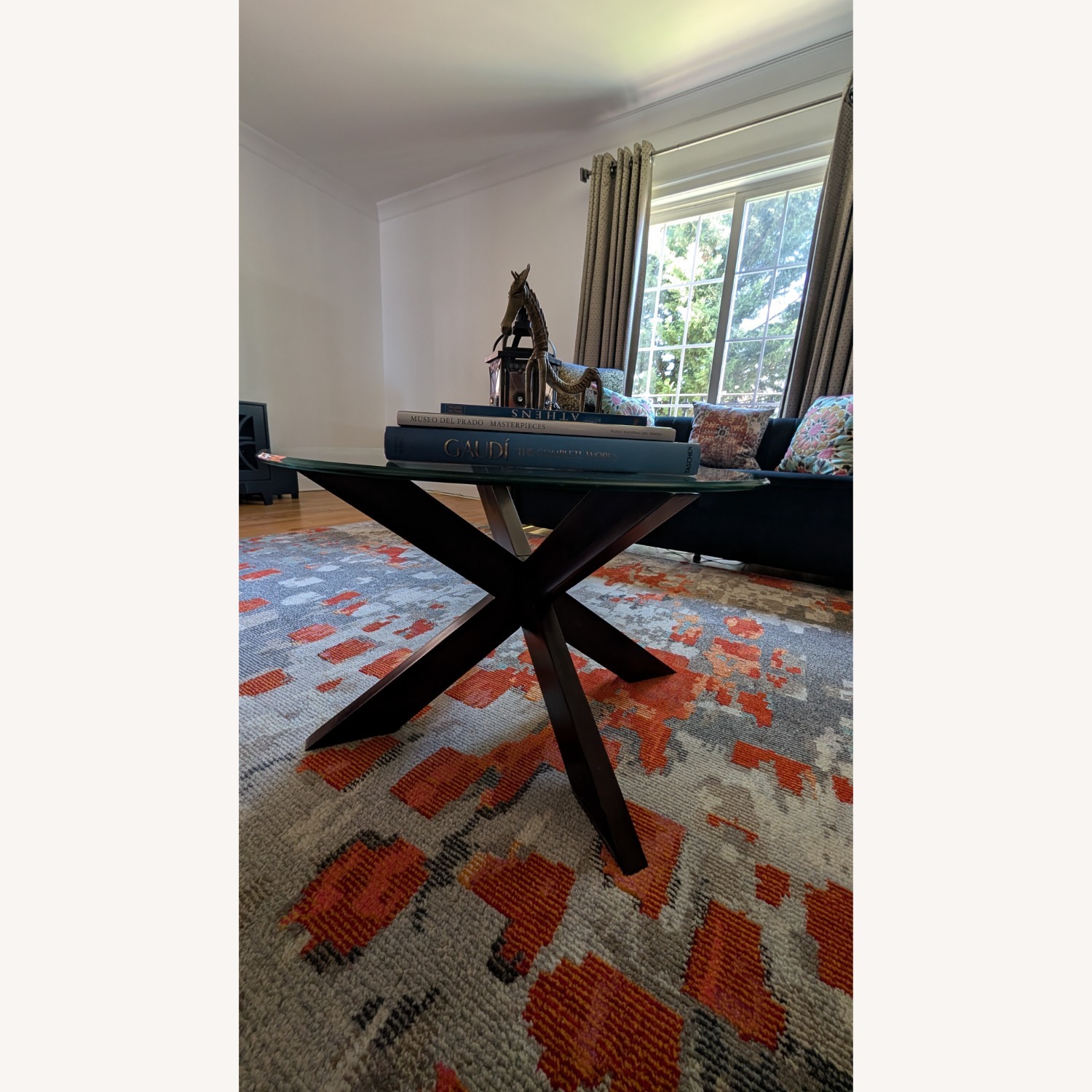 Pier 1 Glass Coffee Table  - image-3