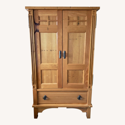 Used Beech Armoire for sale on AptDeco