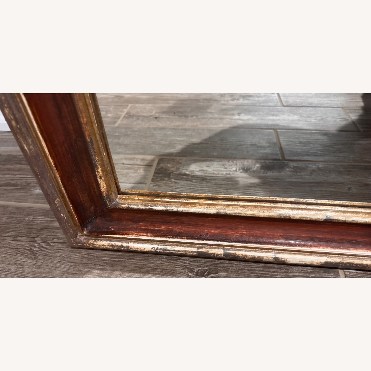 Vintage/Antique Wood Wall Mirror - image-5
