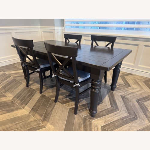 Used Pottery Barn Sumner Dining Set for sale on AptDeco