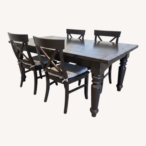 Used Pottery Barn Sumner Dining Set for sale on AptDeco