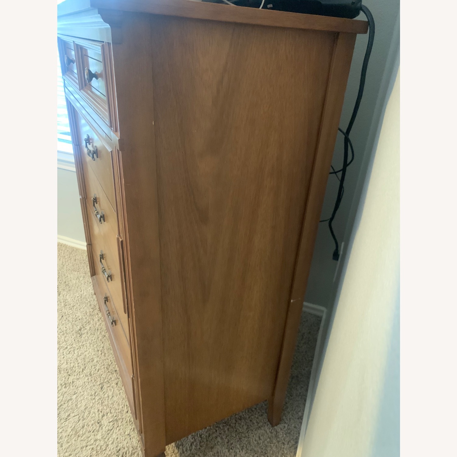 Vintage/Antique Natural Wood Dresser - image-10