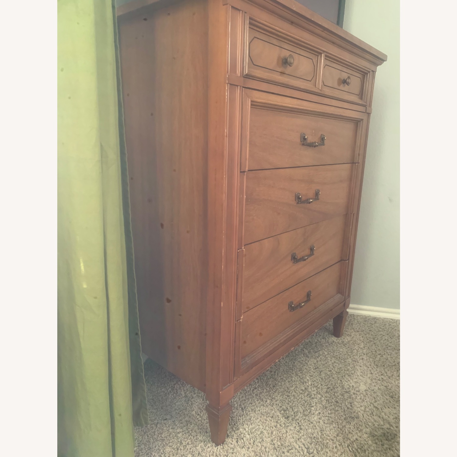 Vintage/Antique Natural Wood Dresser - image-6