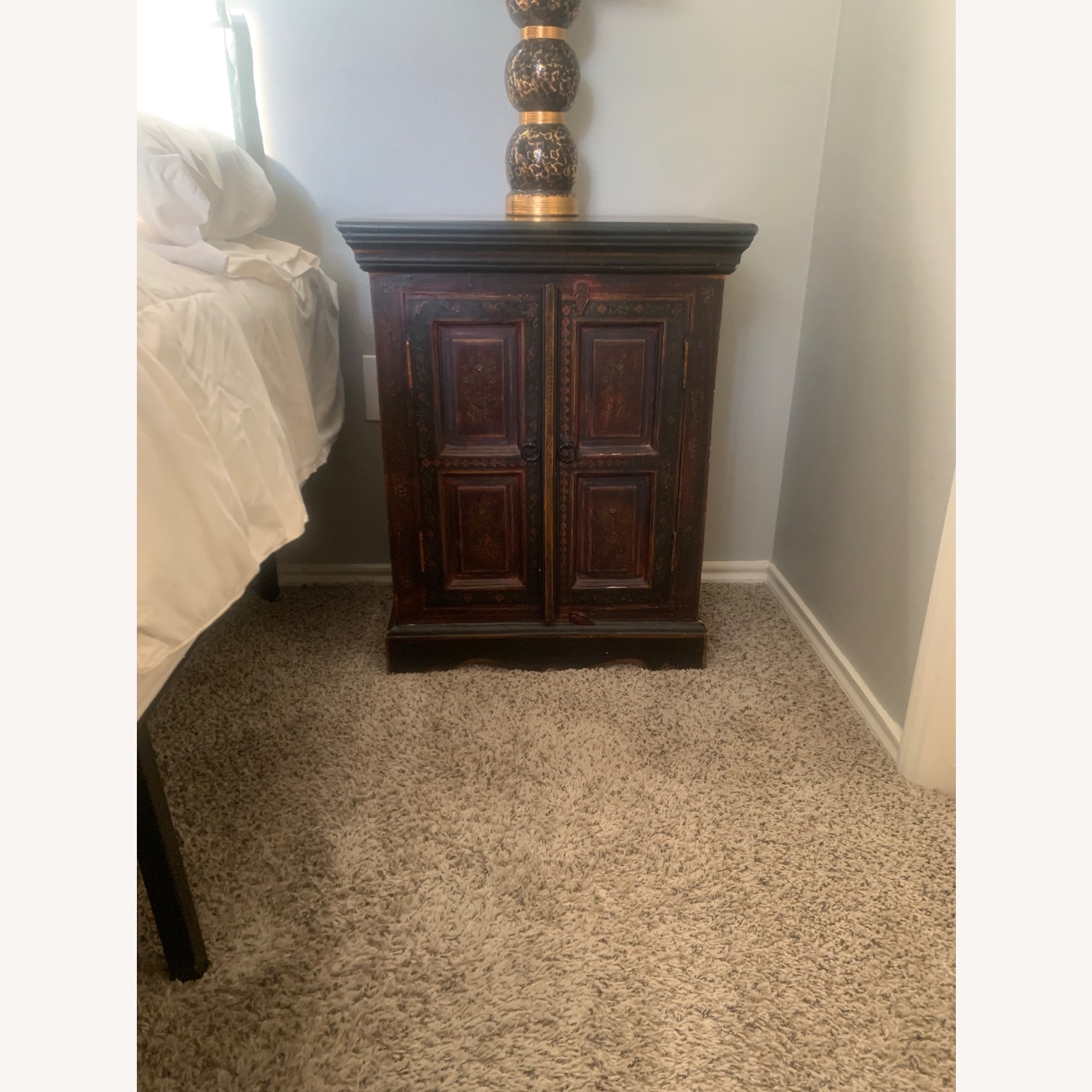 Vintage/Antique Natural Wood Nightstands - image-17