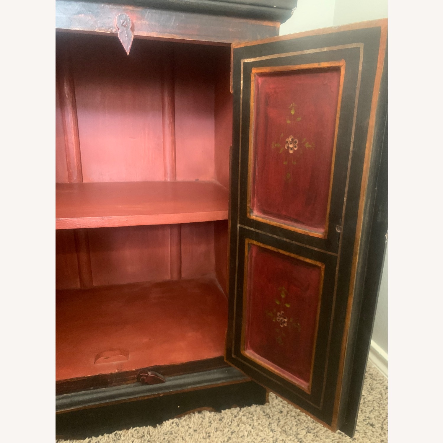 Vintage/Antique Natural Wood Nightstands - image-7