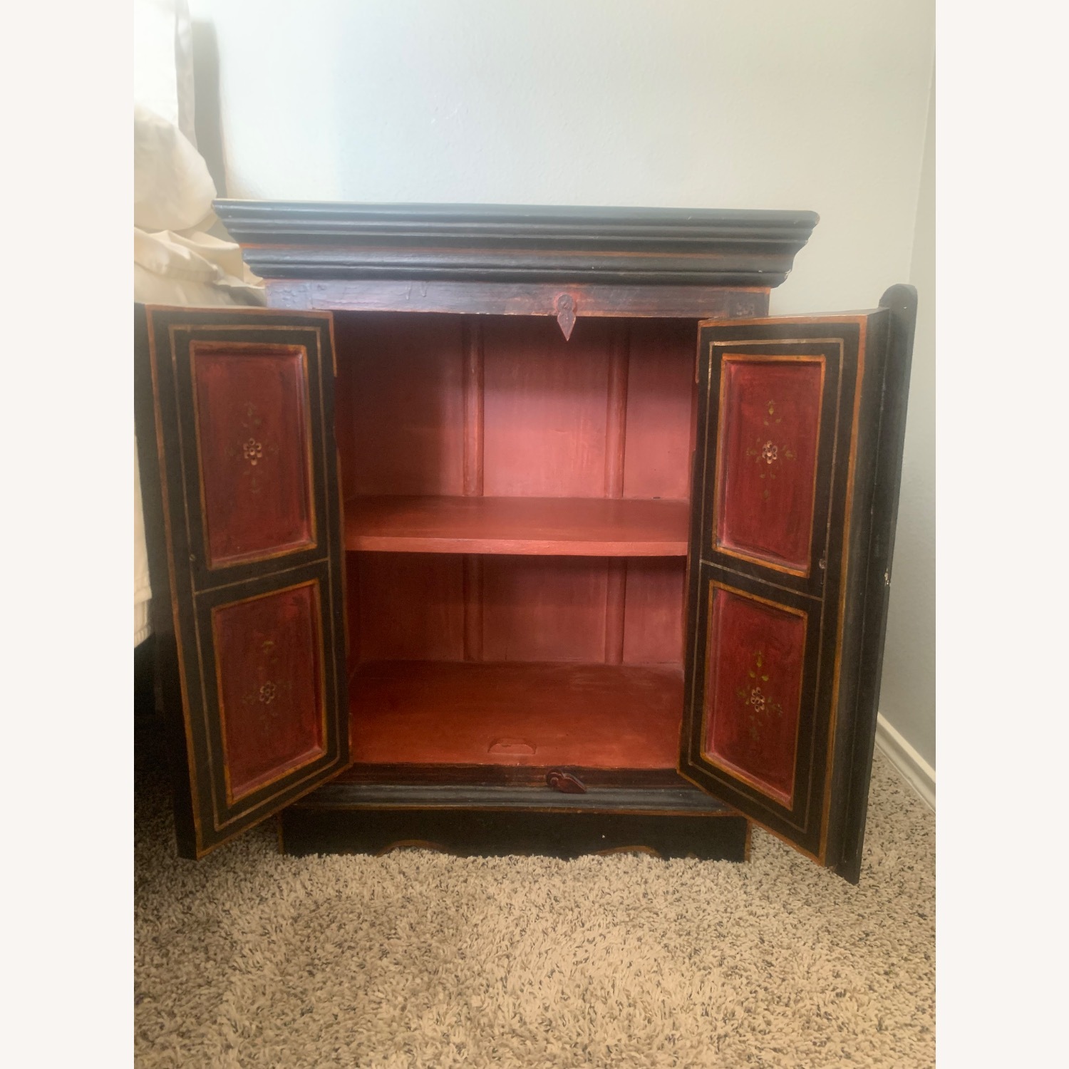 Vintage/Antique Natural Wood Nightstands - image-5