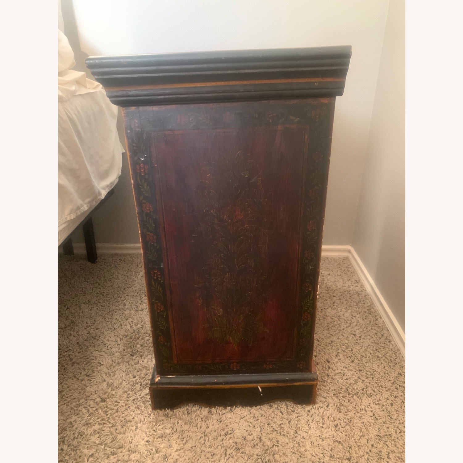 Vintage/Antique Natural Wood Nightstands - image-12