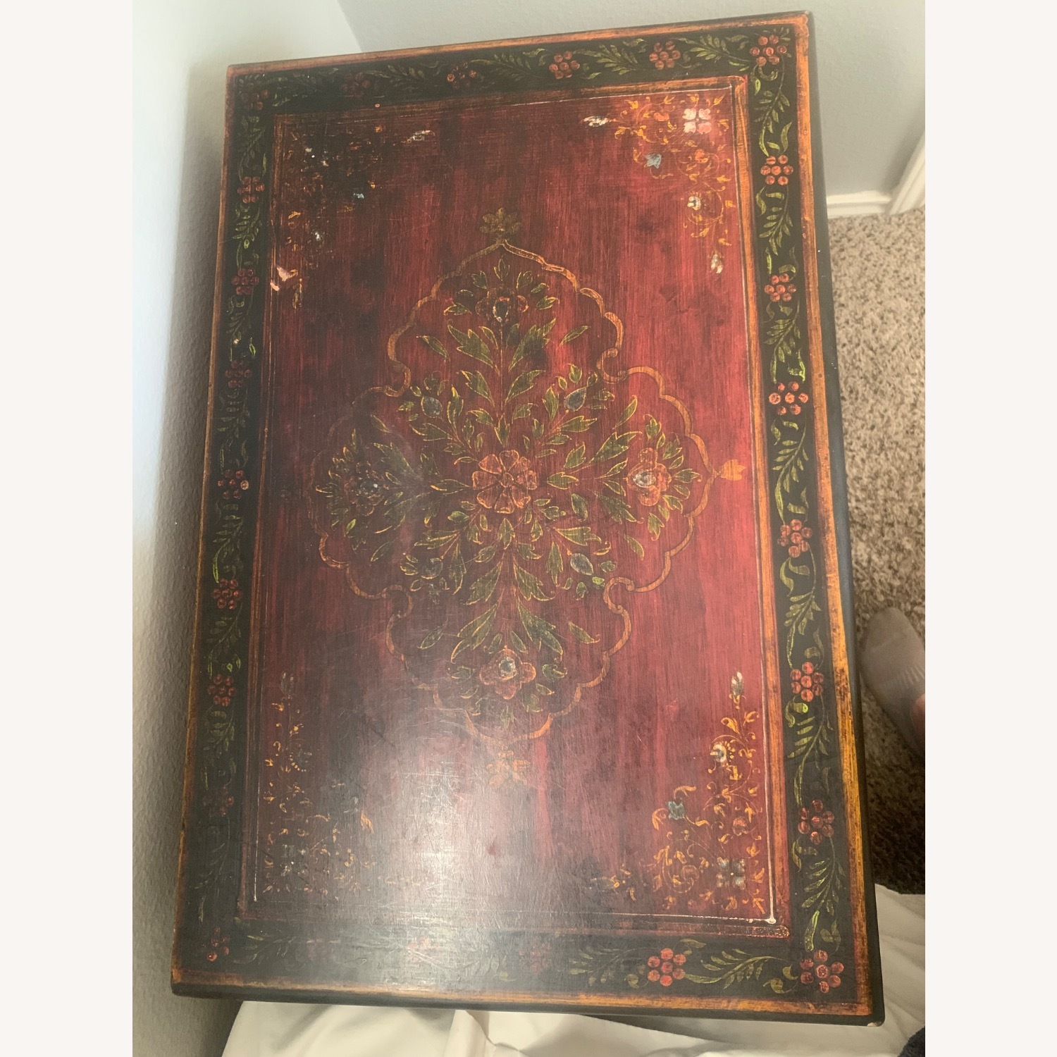 Vintage/Antique Natural Wood Nightstands - image-11