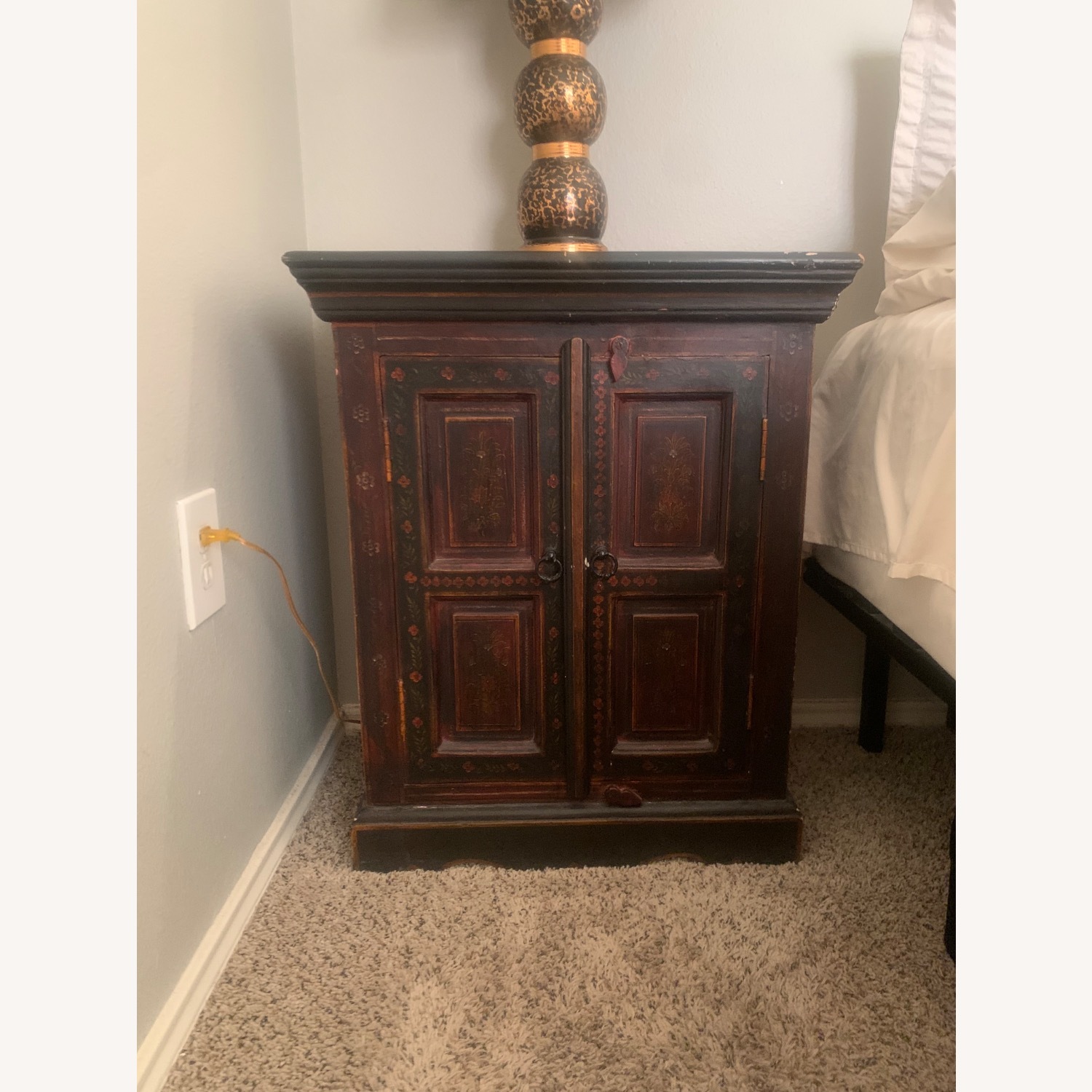 Vintage/Antique Natural Wood Nightstands - image-19