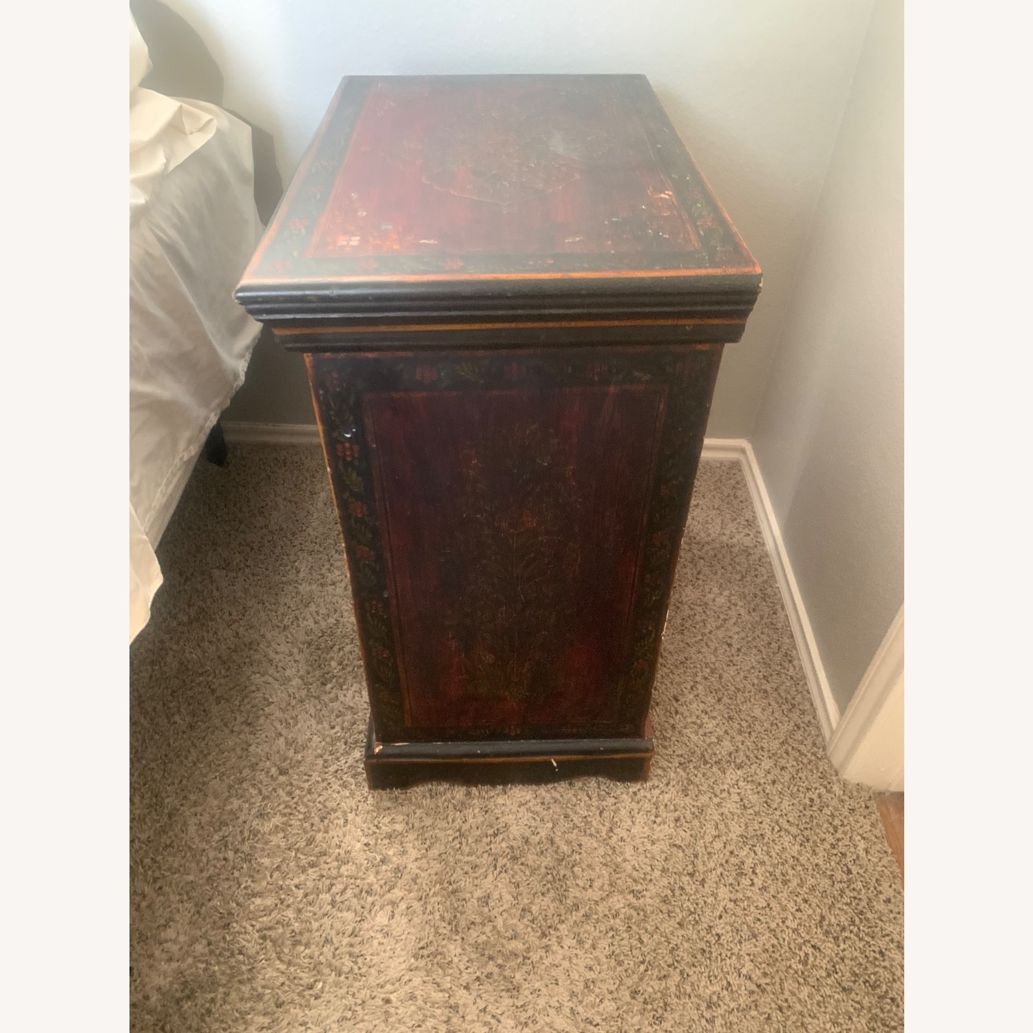 Vintage/Antique Natural Wood Nightstands - image-13