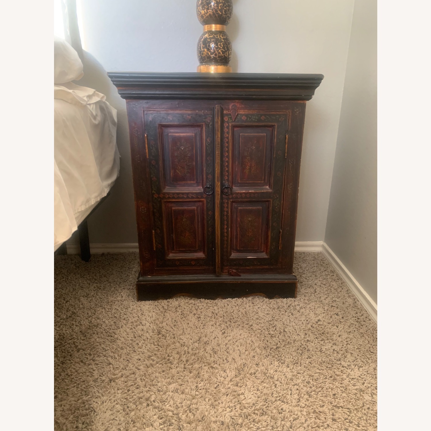 Vintage/Antique Natural Wood Nightstands - image-18