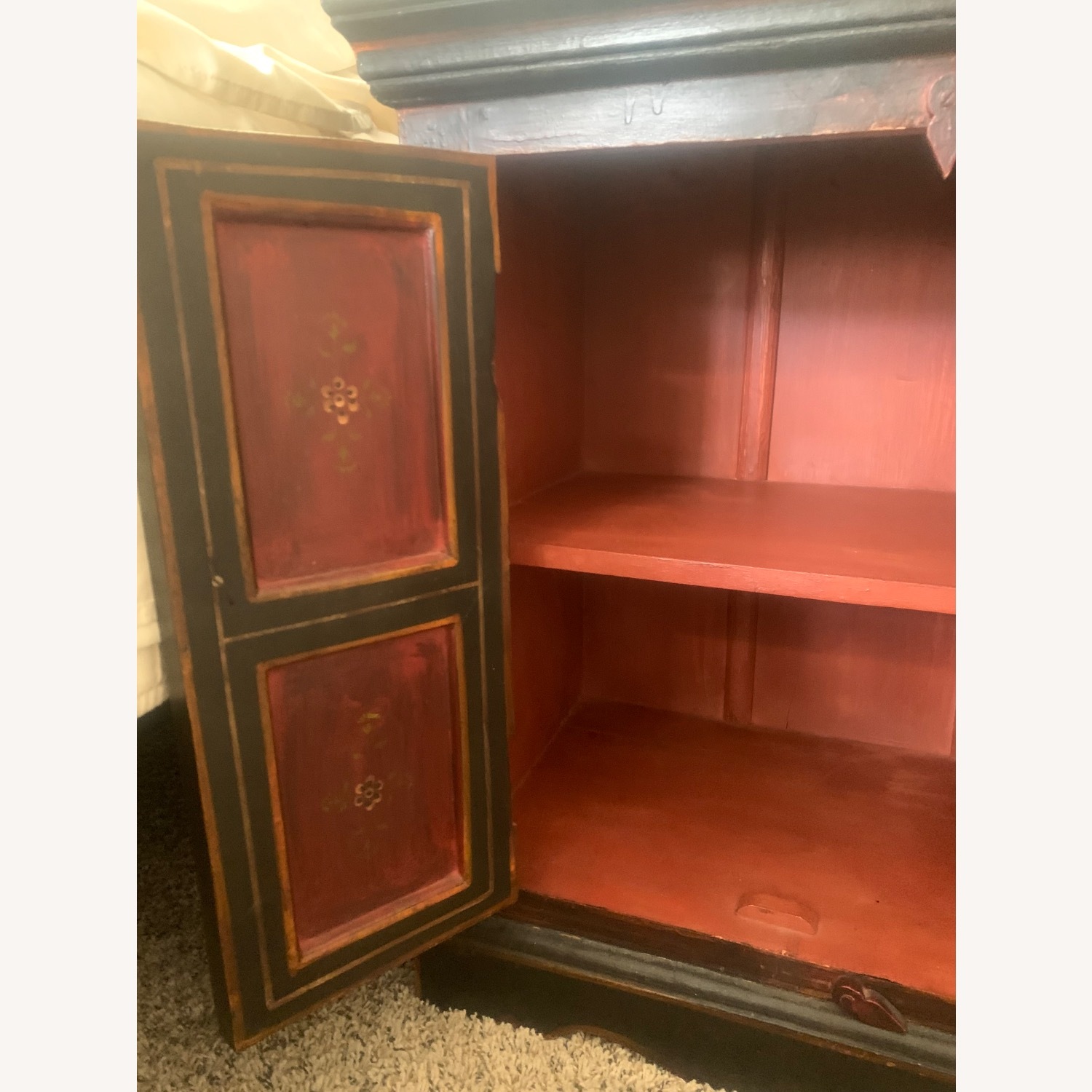 Vintage/Antique Natural Wood Nightstands - image-6