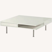 IKEA TOFTERYD White Wood Coffee Table