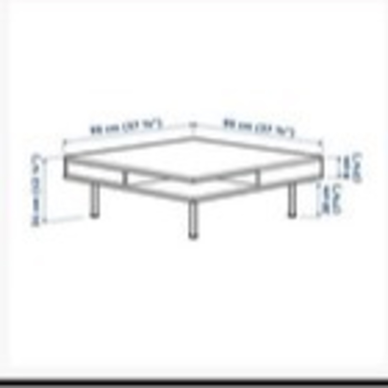 IKEA TOFTERYD White Wood Coffee Table - image-3