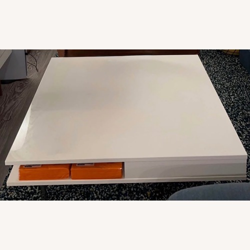 Used IKEA TOFTERYD White Wood Coffee Table for sale on AptDeco