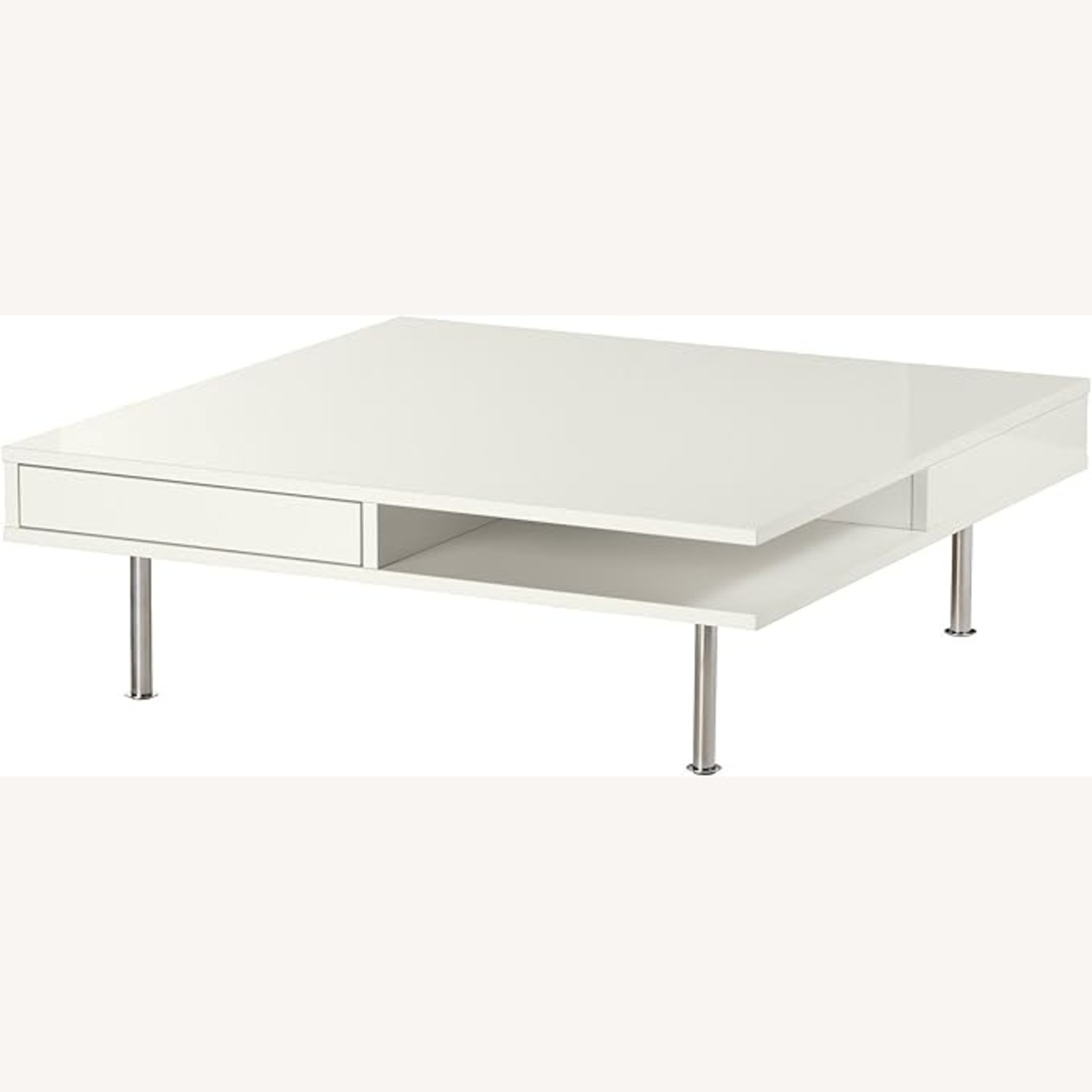 IKEA TOFTERYD White Wood Coffee Table - image-4