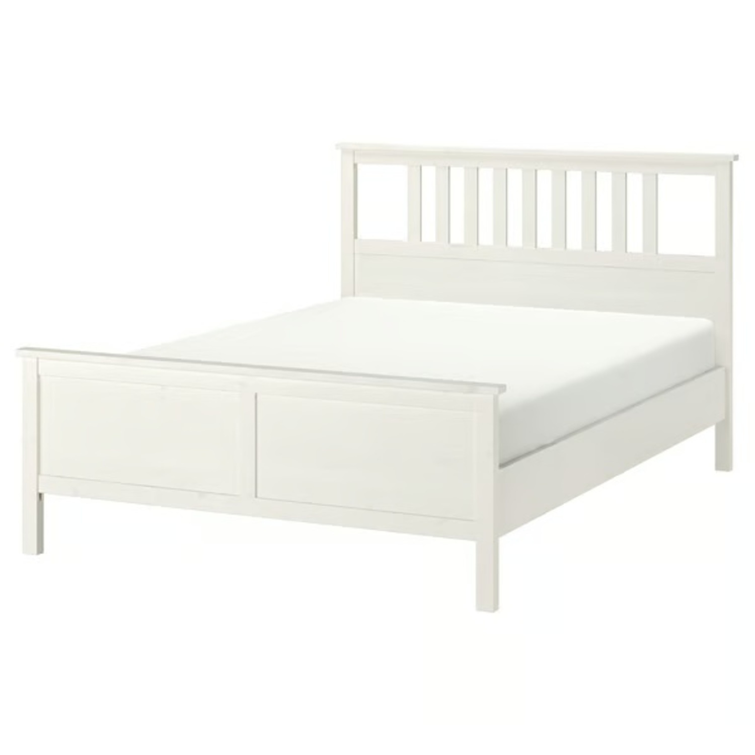 IKEA HEMNES White Wood Queen Bed - image-6