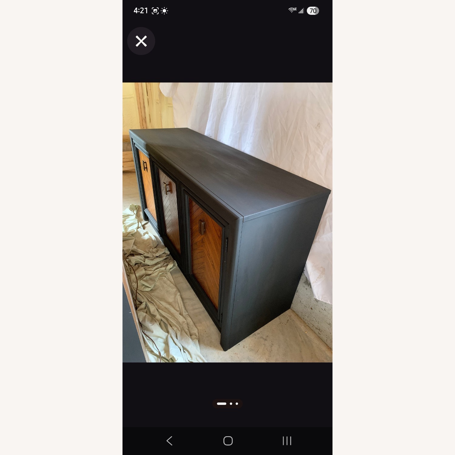 Solid Wood Hutch/Bookcase/Pantry - image-6