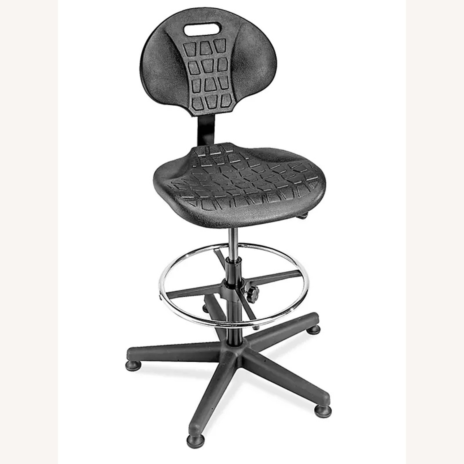 Black Metal Office Chair - image-4
