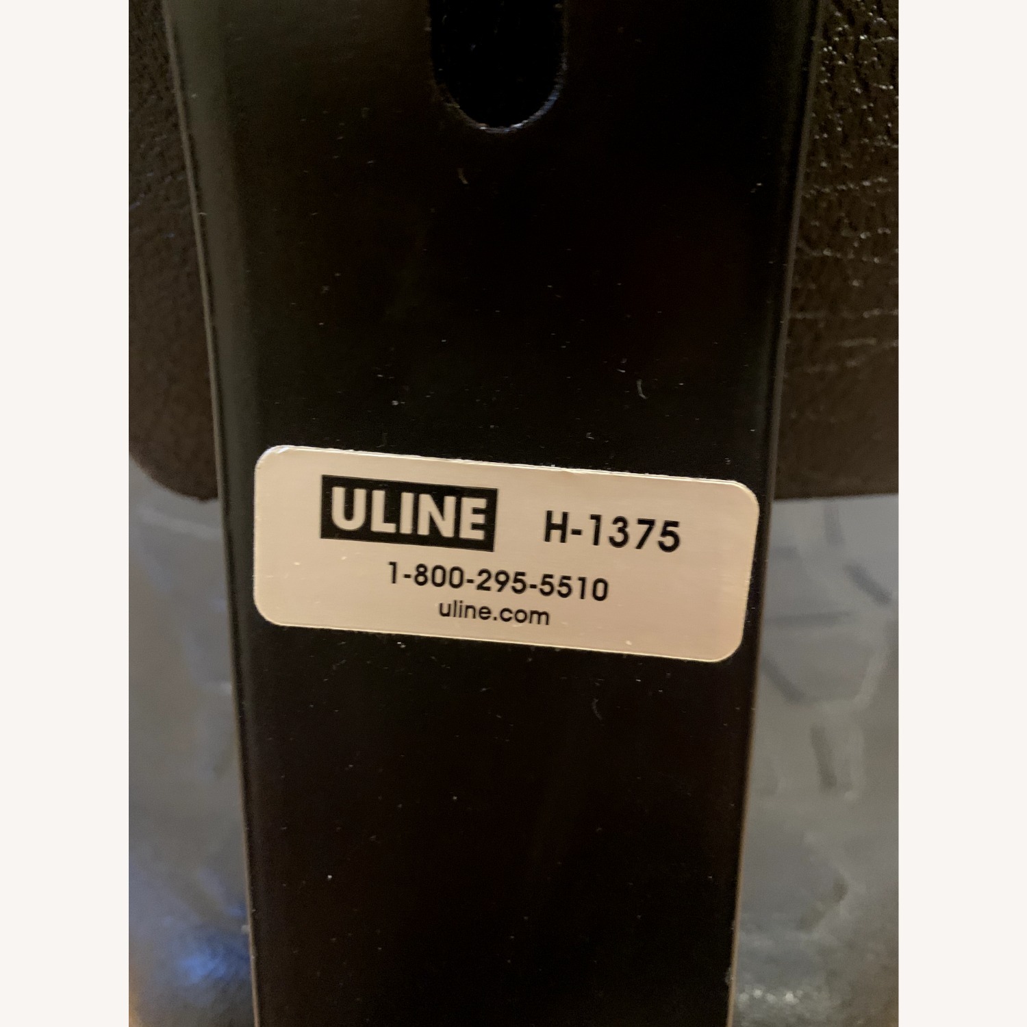 Black Metal Office Chair - image-3