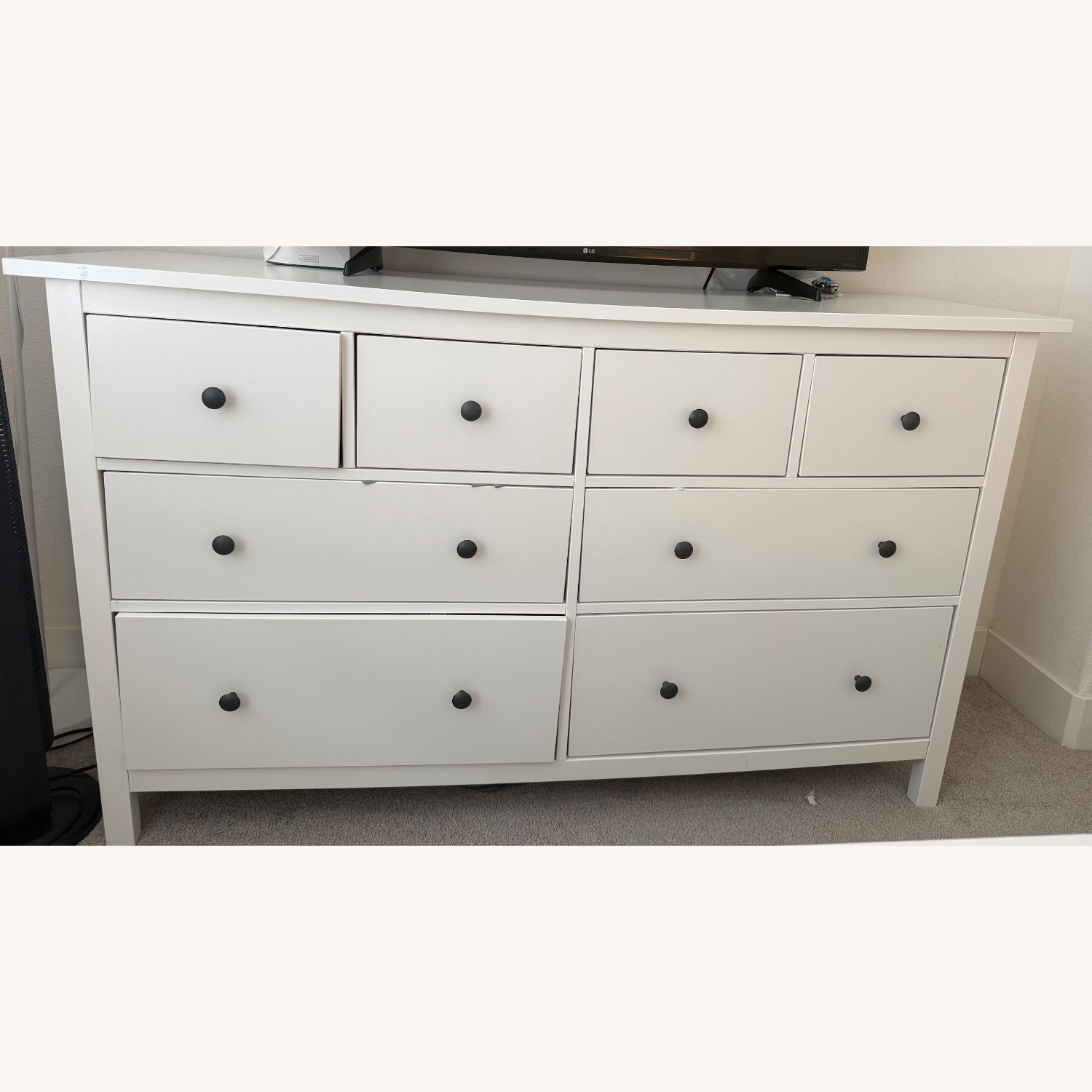 IKEA HEMNES White Wood Chest - image-1
