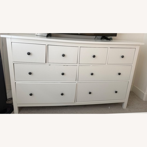 Used IKEA HEMNES White Wood Chest for sale on AptDeco