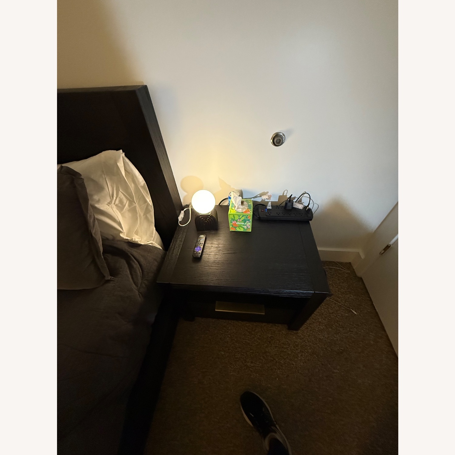 Easton Park Black Nightstand - image-1