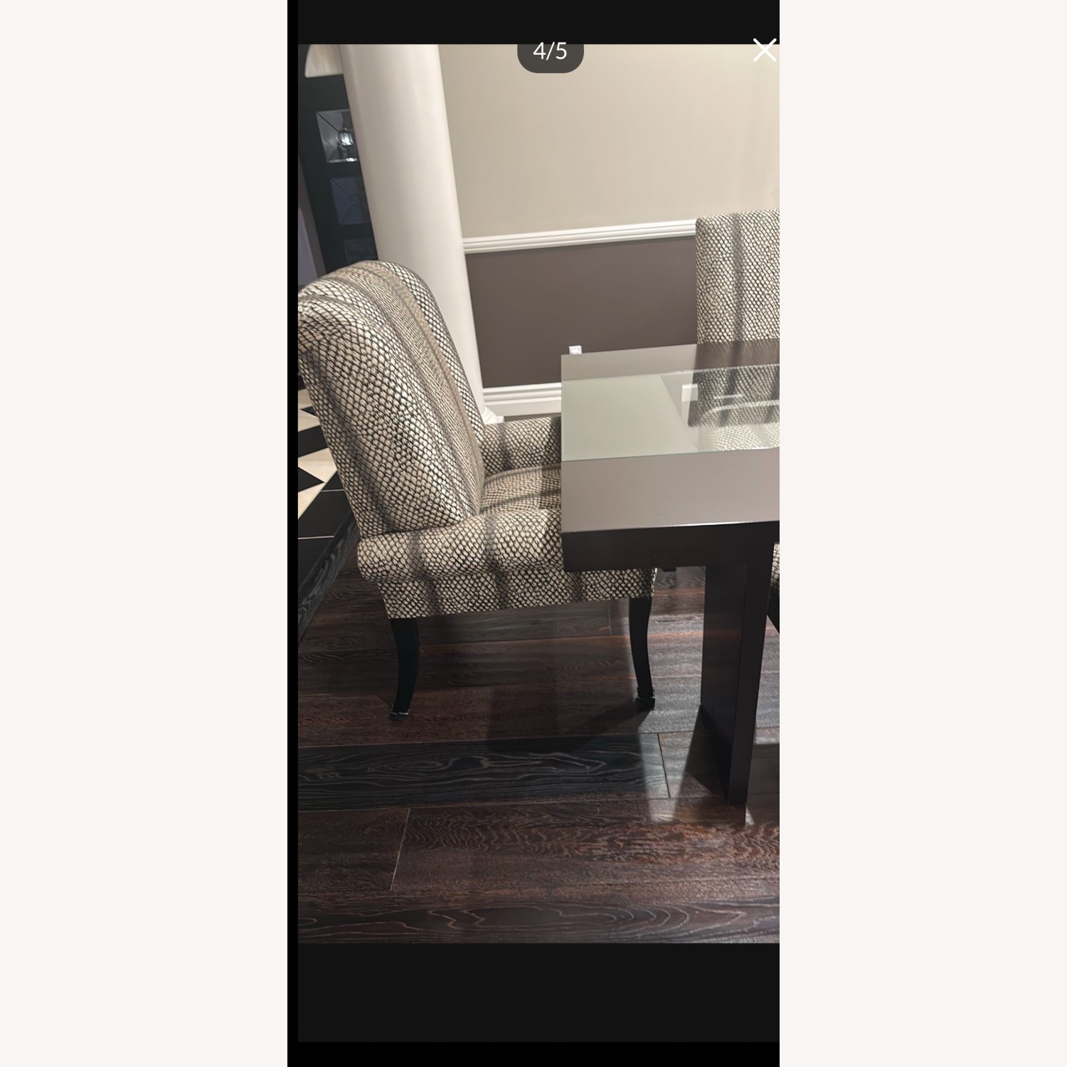 Dark Brown Dining Table With 12 Chairs - image-3