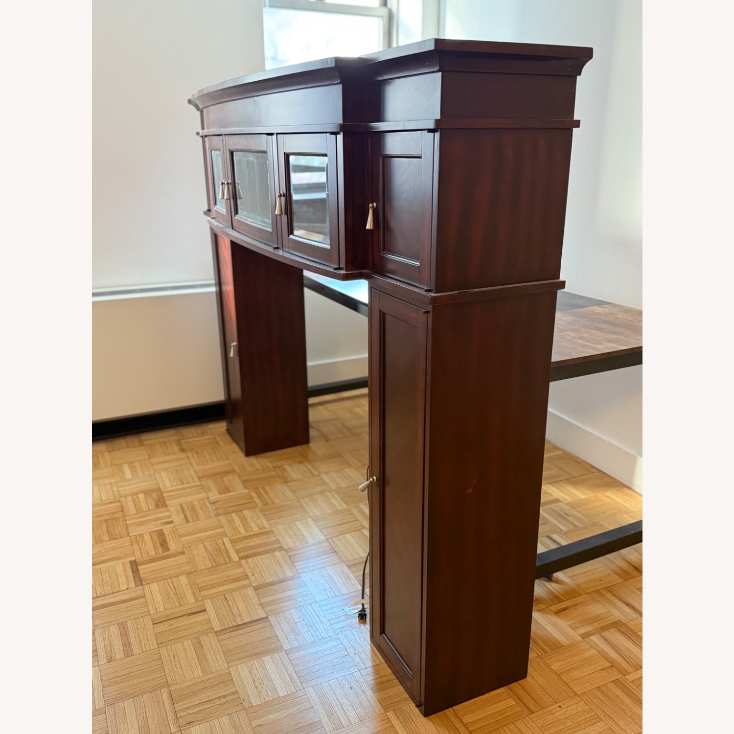 Dark Brown Entertainment Center for TV - image-4