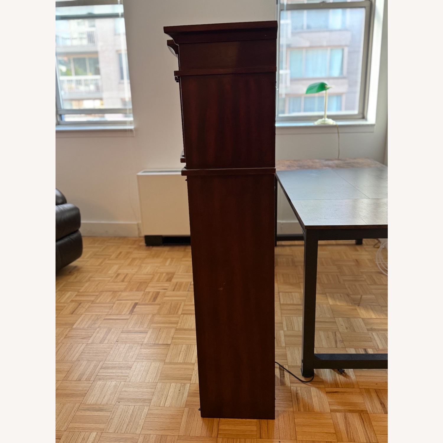 Dark Brown Entertainment Center for TV - image-3