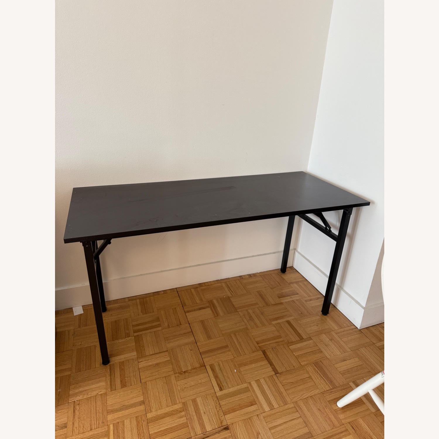 Dark Brown Wood Desk - image-3