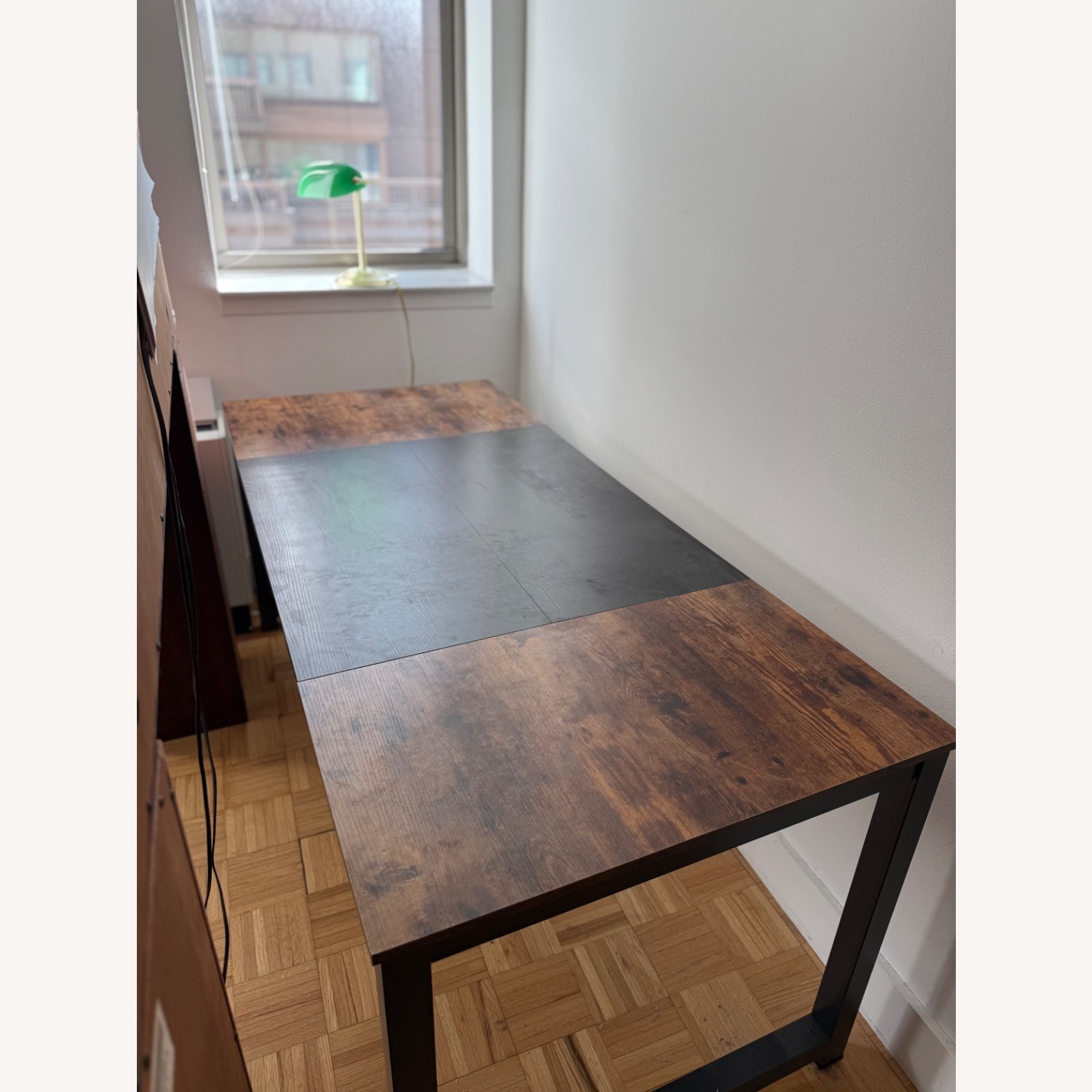 Wayfair Dark Brown Wood Desk - image-1