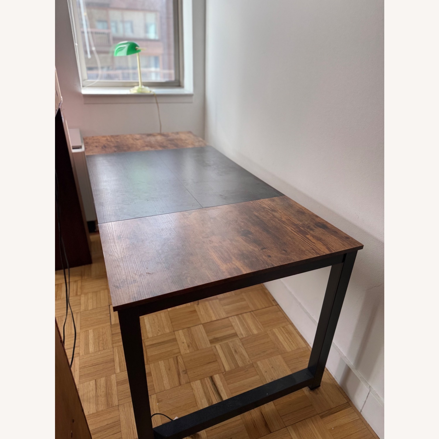 Wayfair Dark Brown Wood Desk - image-3