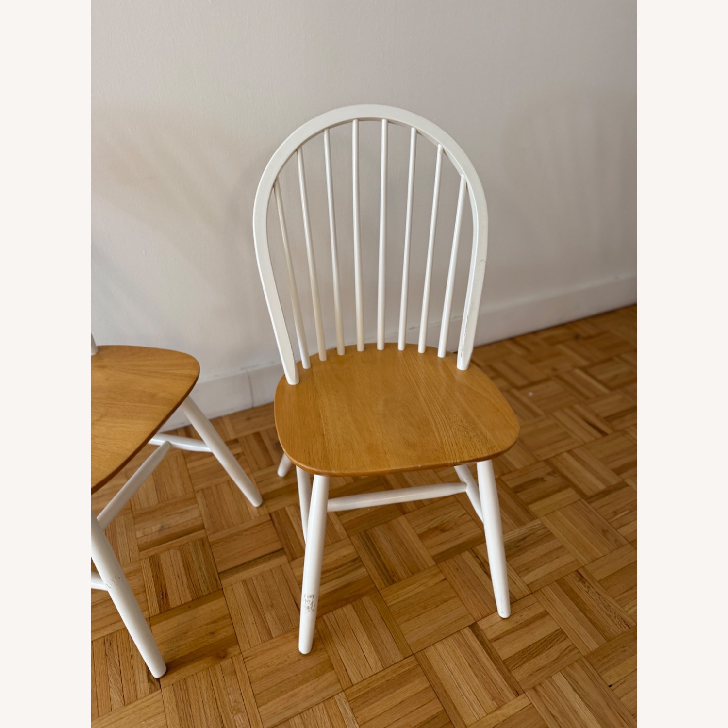 White Wood Dining Chairs - image-3