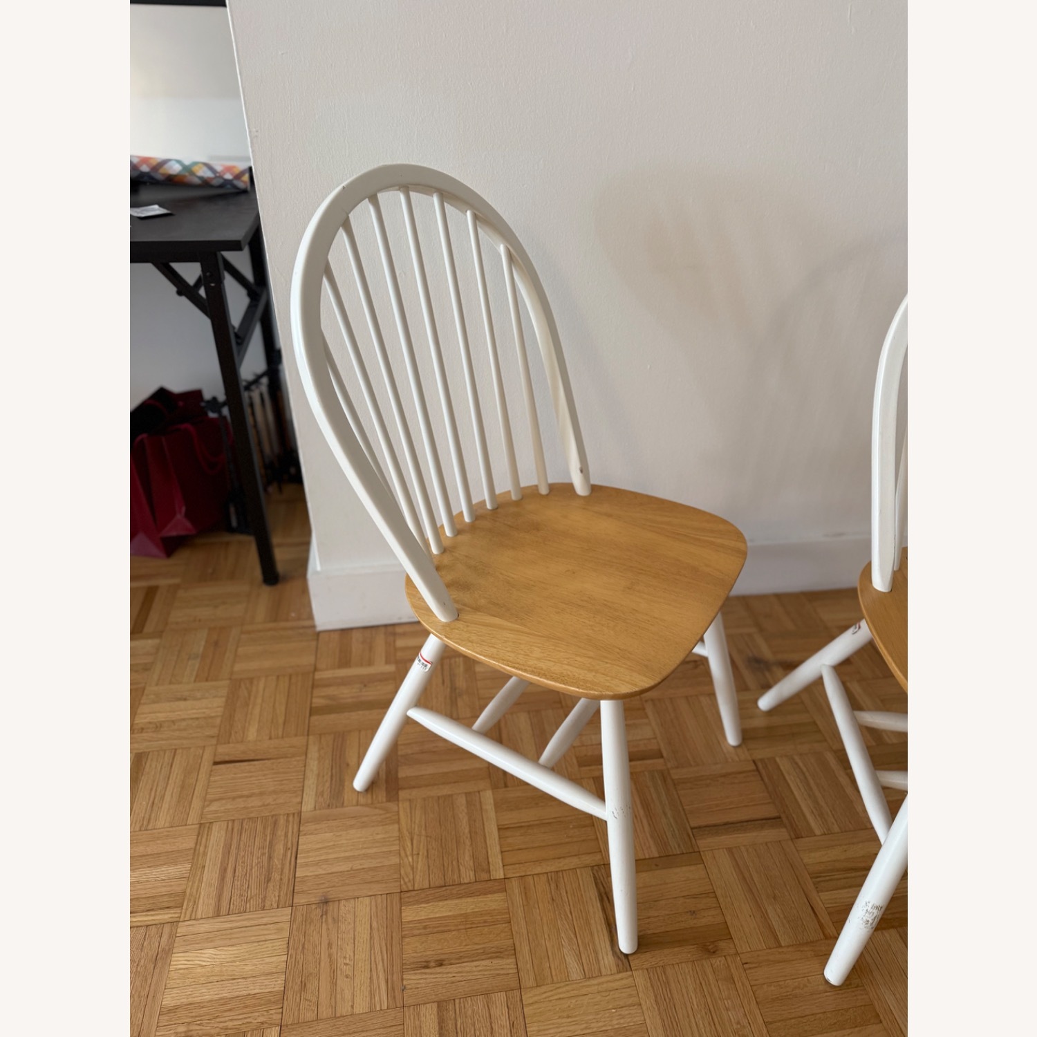 White Wood Dining Chairs - image-2