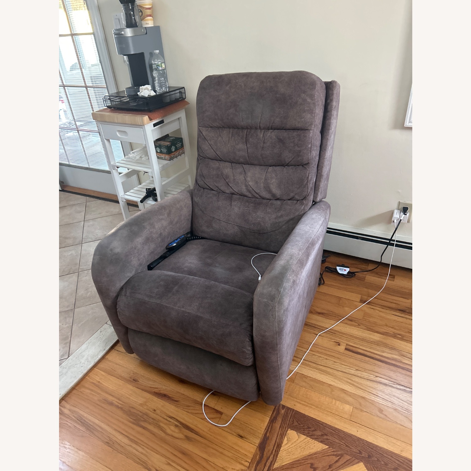 Dark Gray Recliner - image-1