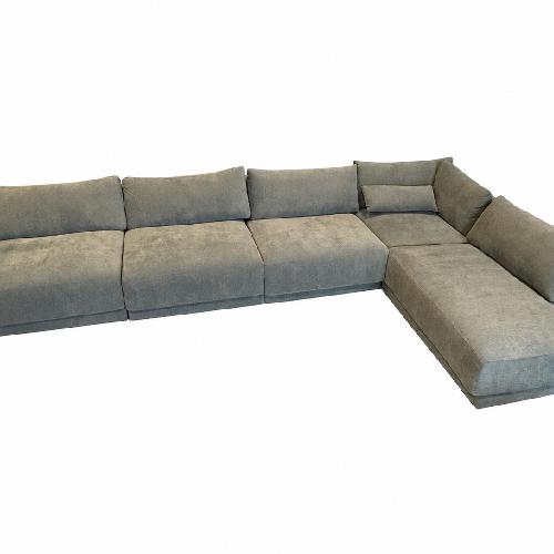 Used Eva Green Velvet 3+ Piece Sectional for sale on AptDeco