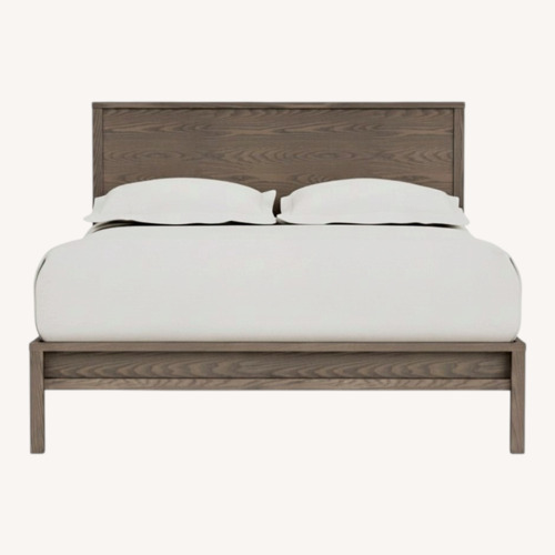Used Room & Board Emerson Grey Wood Full Bed for sale on AptDeco