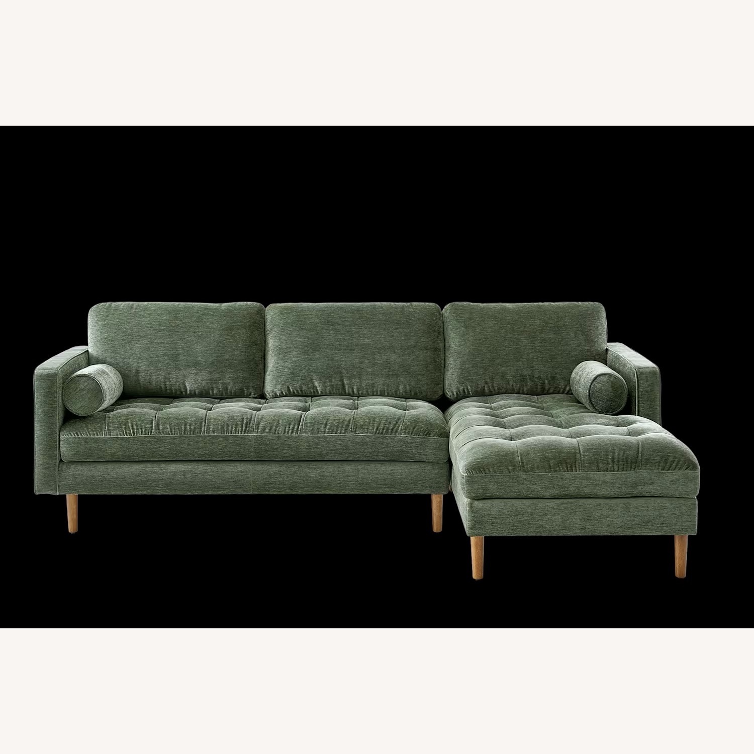 Castlery Madison Dark Gray Fabric Madison Chaise Sectional - image-4