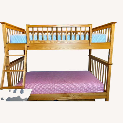 Used Vermont Furniture Wood Bunk Bed for sale on AptDeco