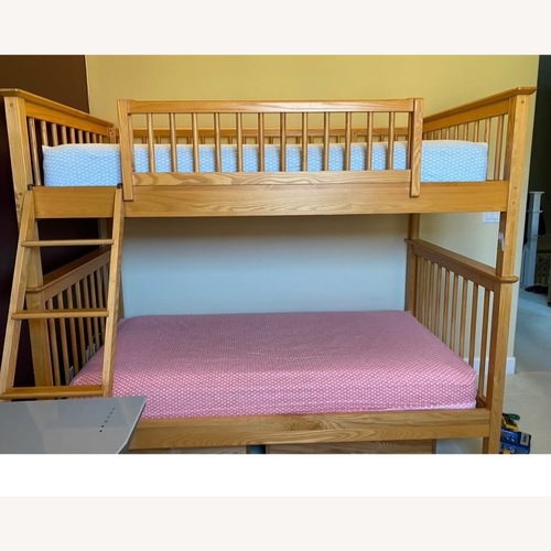 Used Vermont Furniture Wood Bunk Bed for sale on AptDeco